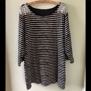 Striped dress 4XL